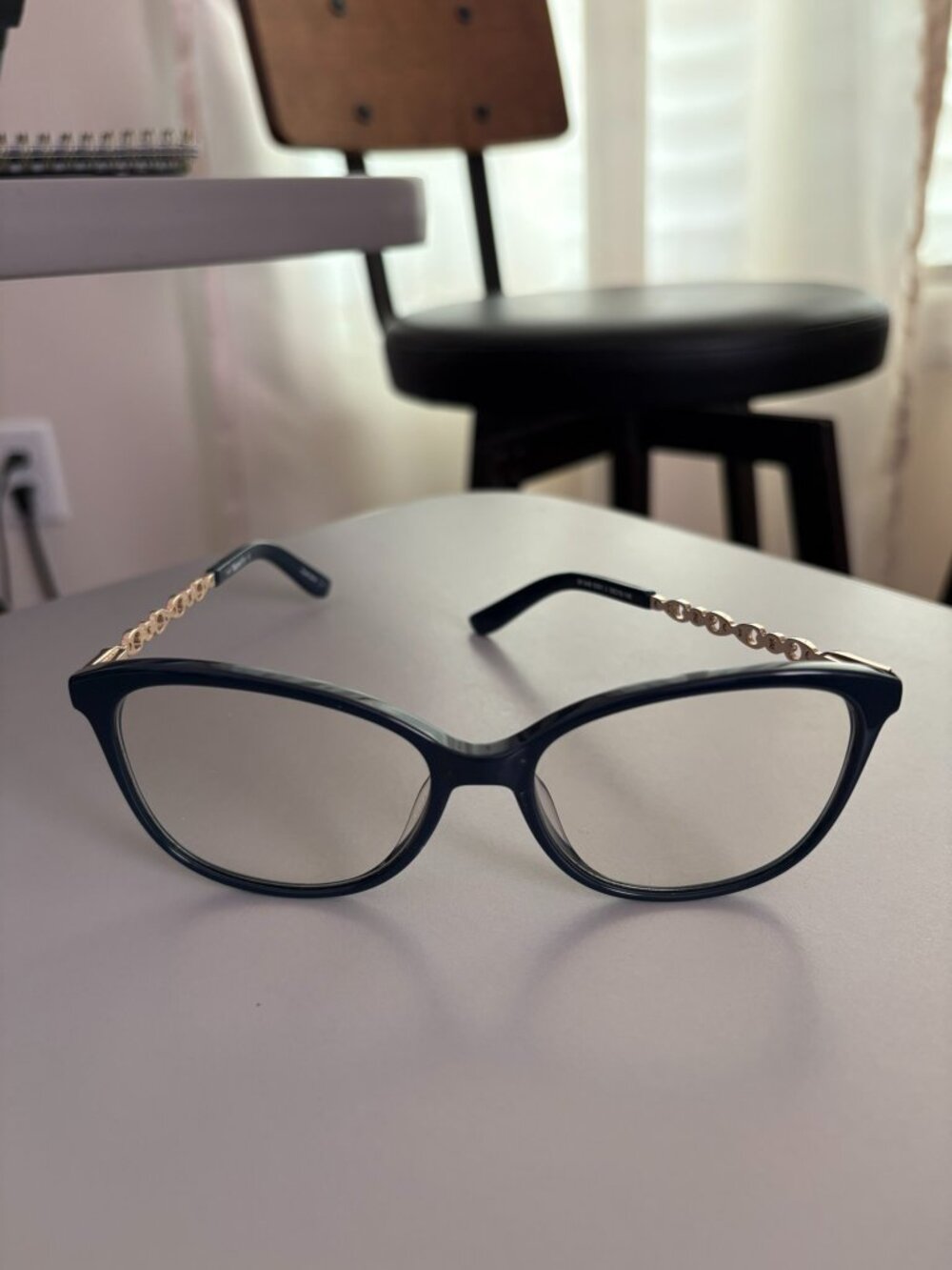 Blue and Gold Superflex eyeglass SF-549 S301 (Frames, lenses, case)